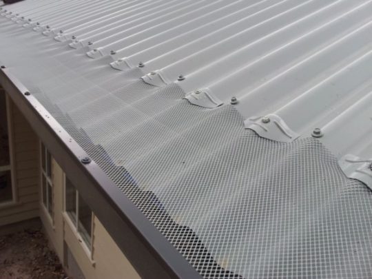 aluminium gutter guard tin roof