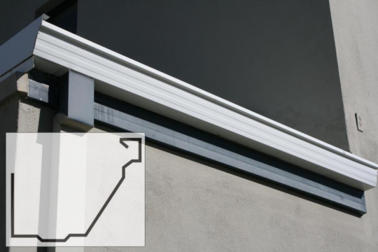 Colorbond gutter standard profile